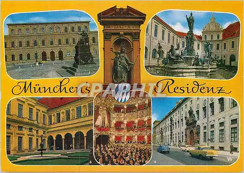 Cartes postales moderne Munchen Residenz
