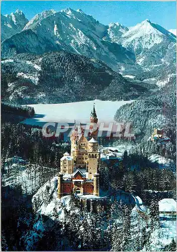 Cartes postales moderne Neuschwanstein castle and Hohenschwangau