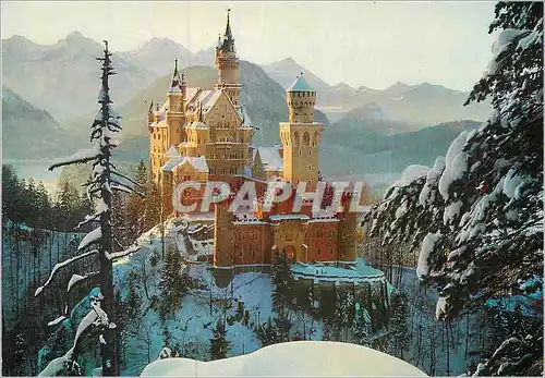 Cartes postales moderne Neuschwanstein castle