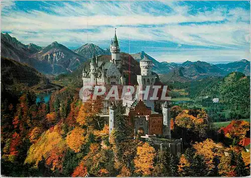 Cartes postales moderne Neuschwanstein castle