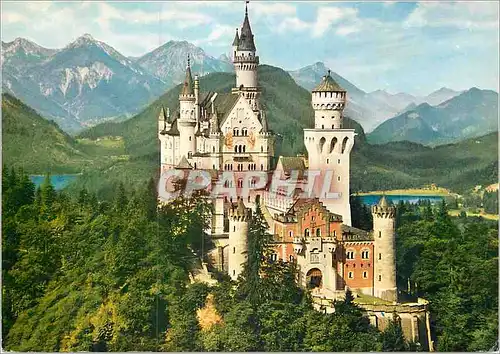 Cartes postales moderne Neuschwanstein castle