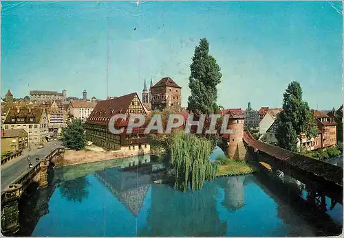 Cartes postales moderne Henkersteg und Blick auf die Burg