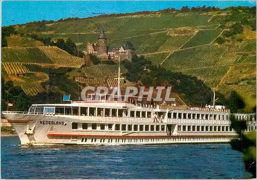 Cartes postales moderne Kabinenschiff M.S.Nederland Bateau