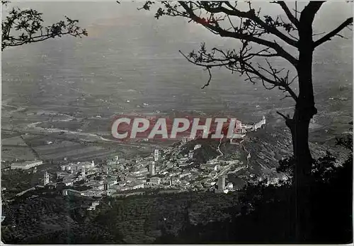 Cartes postales moderne Assisi Panoramica dal Monte Subasio