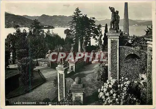 Cartes postales moderne Lago Maggiore Isola Bella Giardino