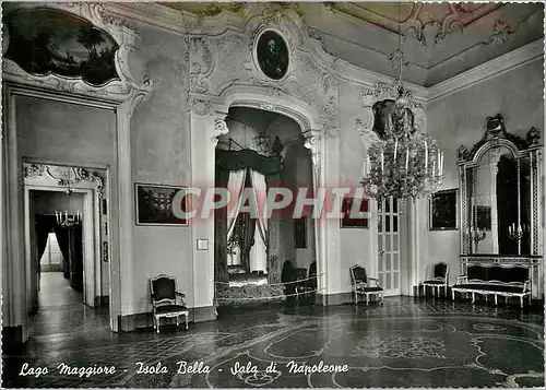 Cartes postales moderne Lago Maggiore Isola Bella Sala di Napoleone