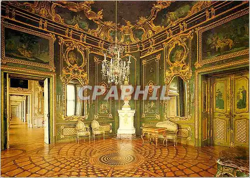 Cartes postales moderne Wursburg Residenz Grunlackiertes Zimmer