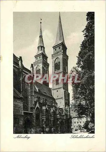 Cartes postales moderne Nurnberg Sebalduskirche