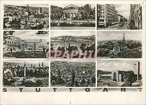 Cartes postales moderne Stuttgart Panorama