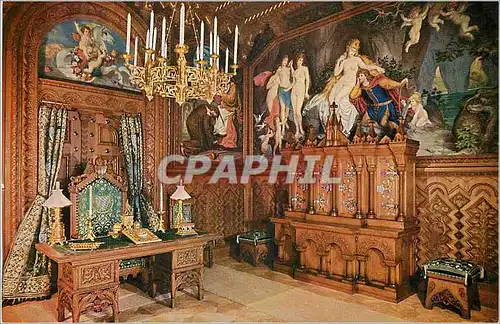 Cartes postales moderne Schloss Neuschwanstein Arbeitszimmer-study Fuessen