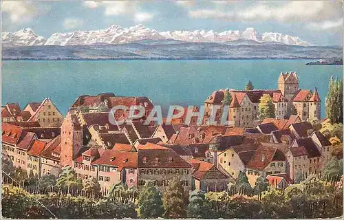 Cartes postales moderne Meersburg a.B Die Oberstadt gegen Suden