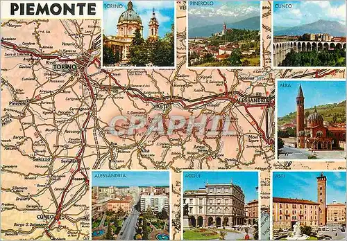 Cartes postales moderne Piemonte Panorama