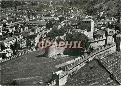 Cartes postales moderne Veduta Aerea - Bellinzona Ticino