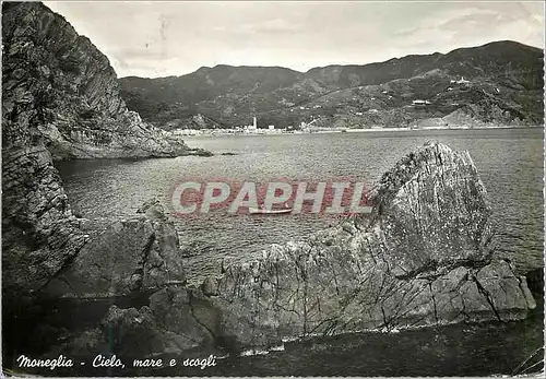 Cartes postales moderne Moneglia Cielo Mare e Scogli