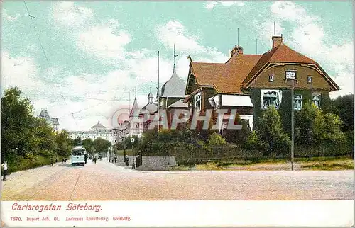 Cartes postales Goteborg Carlsrogatan Tramway