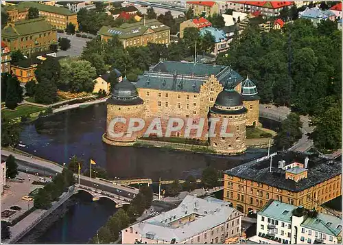 Cartes postales moderne Airview of Orebro Castle