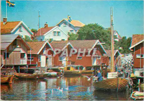 Cartes postales moderne Bohuslan Idylliskt fiskelage