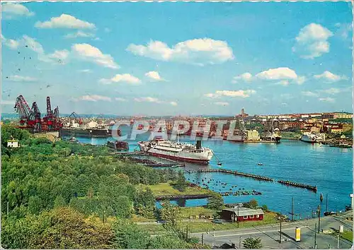 Cartes postales moderne Goteborg Hammen Bateau