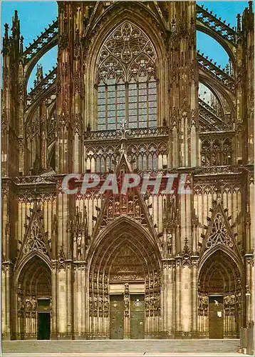 Cartes postales moderne Koln am Rhein Dom Sudportal