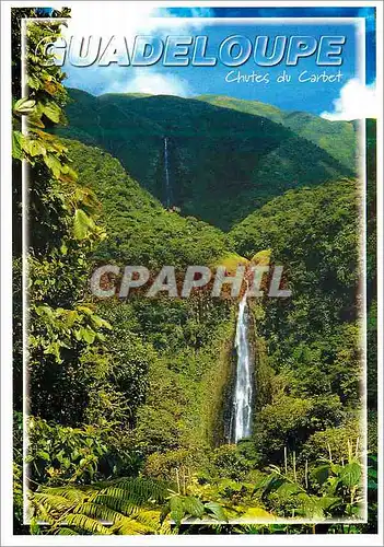 Cartes postales moderne Guadeloupe Chutes du Carbet