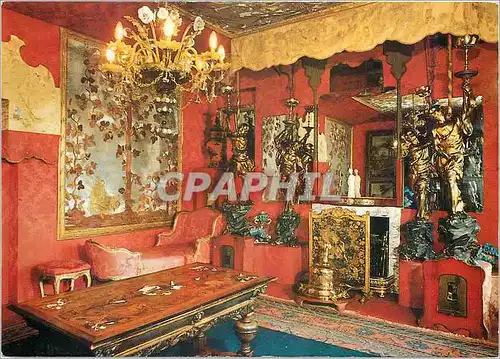 Cartes postales moderne Guernsey Maison de Victor Hugo Le Salon Rouge