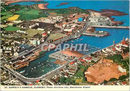 Cartes postales moderne Guernsey St Sampson's Harbour