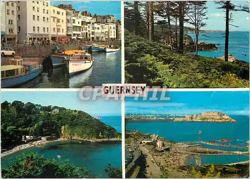 Cartes postales moderne Guernsey The Harbour