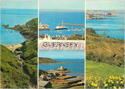Cartes postales moderne Guernsey St Peter Port Harbour