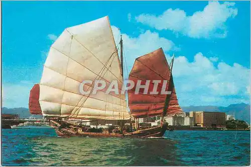 Cartes postales moderne Hong Kong Chinese Junk Bateau