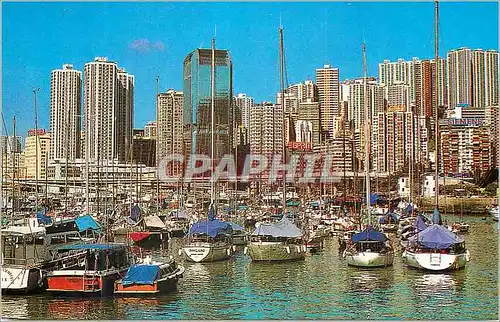 Cartes postales moderne Hong Kong The Typhoon Shelter at Causeway Bay Bateaux