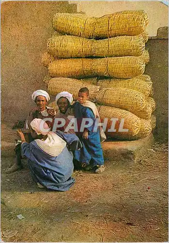 Cartes postales moderne la cote occidentale d'afrique hommes auc couffins Ifini