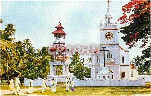 Cartes postales moderne St mary's church vellapadam island