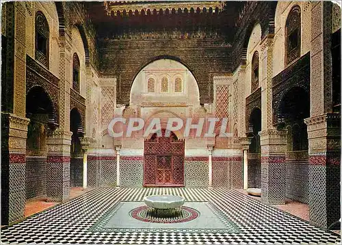 Cartes postales moderne Fes medersa bu anania interieur