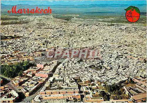 Cartes postales moderne Marrakech Vue aerienne