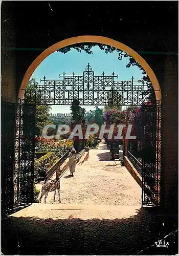 Cartes postales moderne Rabat L'entree du jardin des Oudaias