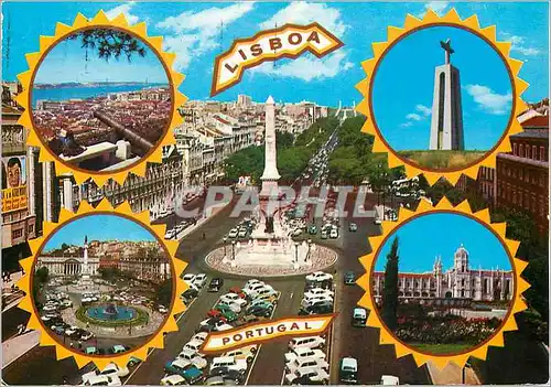 Cartes postales moderne Lisboa Souvenir de Lisbonne