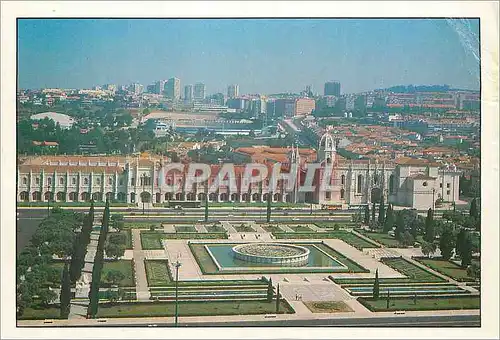 Cartes postales moderne Lisboa portugal vue aerienne de la zone de belem