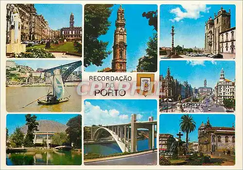 Cartes postales moderne N 1014 porto portugal different aspects