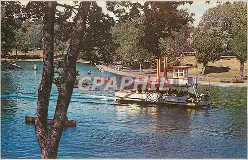 Cartes postales moderne Canada Montreal Quebec Le Parc Lafontaine Bateau