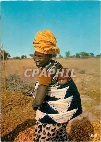 Cartes postales moderne Afrique en Couleurs Jeune maman