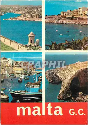 Cartes postales moderne Marsamxett Harbour Sliema St Julians Blue Grotto