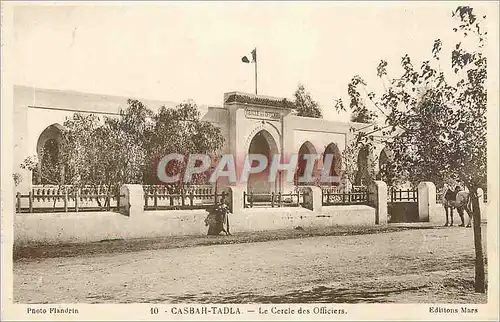 Cartes postales Casbah Tadla Le Cercle des Officiers (militaria)