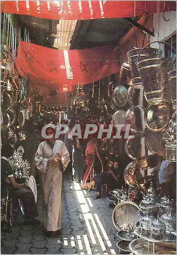 Cartes postales moderne Maroc Infini Souk des dinandiers