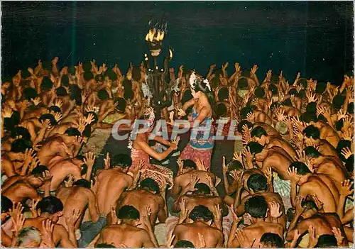 Cartes postales moderne The unforgettable Ketjak Dance performed in a certain village on Bali Island