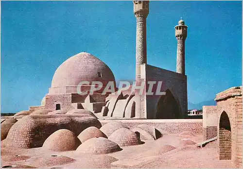 Cartes postales moderne Iran Ispahan la Mosquee du Vendredi vue de la coupole de Masdjid a Djum a