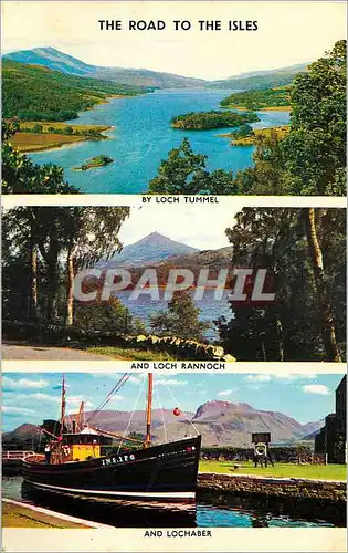 Cartes postales moderne The road to the Isles by Loch Tummel and Loch Rannoch and Lochaber