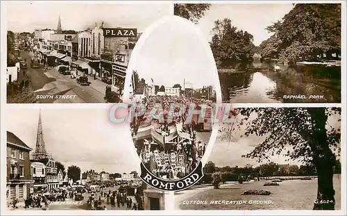 Cartes postales moderne South Street Raphael Park The Market Cottons Recreation Ground Romford