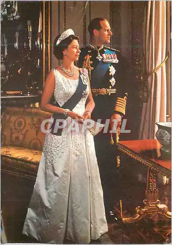 Cartes postales moderne HM The Queen and HRH THe Duke of Edinburgh