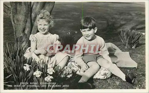 Cartes postales moderne Their Royal Highneses The Duke of Cornwall and Princess Anne