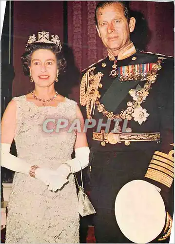 Cartes postales moderne La Reine Elizabeth et son mari le Prince Philip duc d Edinburgh